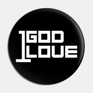 1 god 1 love Pin