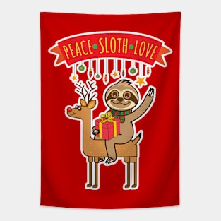 Sloth Peace Tapestry