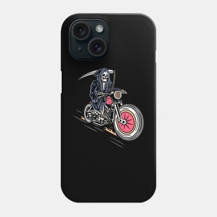 Motobiker skull Phone Case