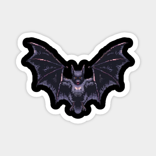 16-Bit Bat Magnet by Animal Sphere