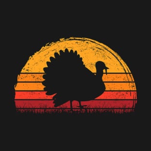 Turkey Bird Vintage Retro T-Shirt