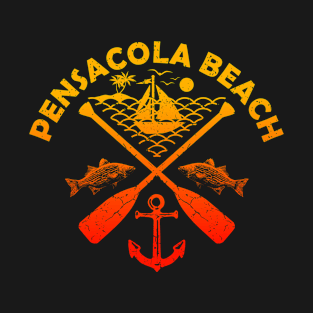 Pensacola Beach, America, Boat Paddle T-Shirt