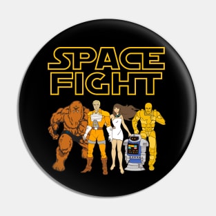 Space Fight Pin