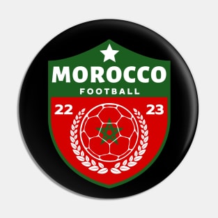 Morocco Football Pin