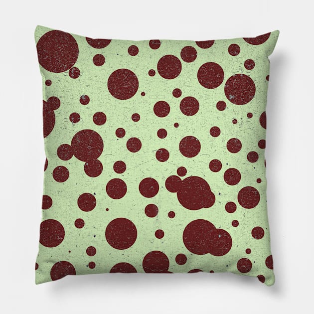 Ceramic Tile Dot Pattern Pillow by StudioGrafiikka