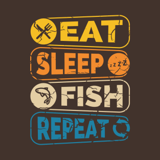 Eat sleep fish T-Shirt