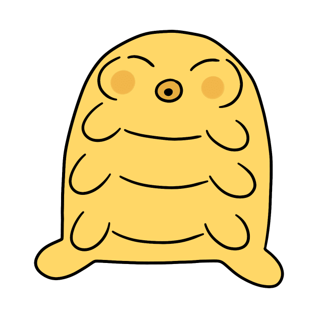 Chubby Yellow Waterbear by saradaboru