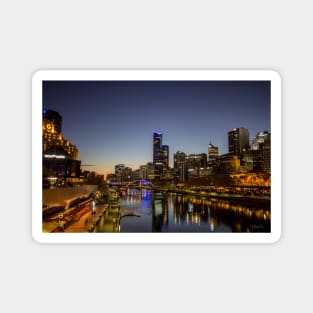 Southbank footbridge, Melbourne, Victoria, Australia. Magnet