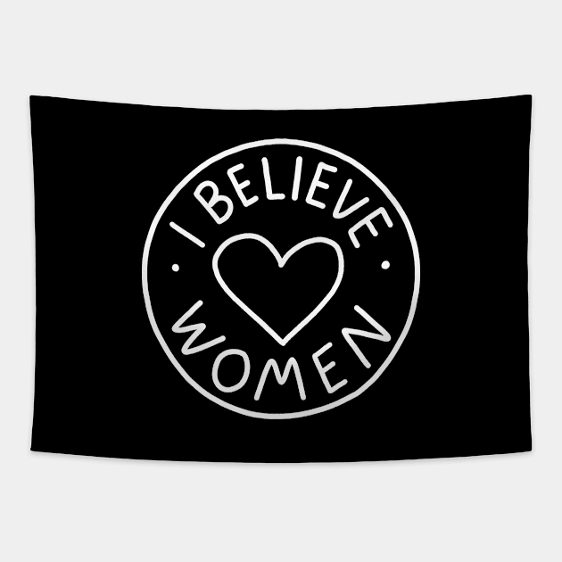 I Believe Women Tapestry by Ashleigh Green Studios