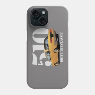 Drive The Classic Car - Datsun 510 (Yellow #2) Phone Case