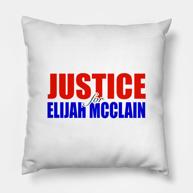 JUSTICE for Elijah Mcclain Pillow by everglowstd