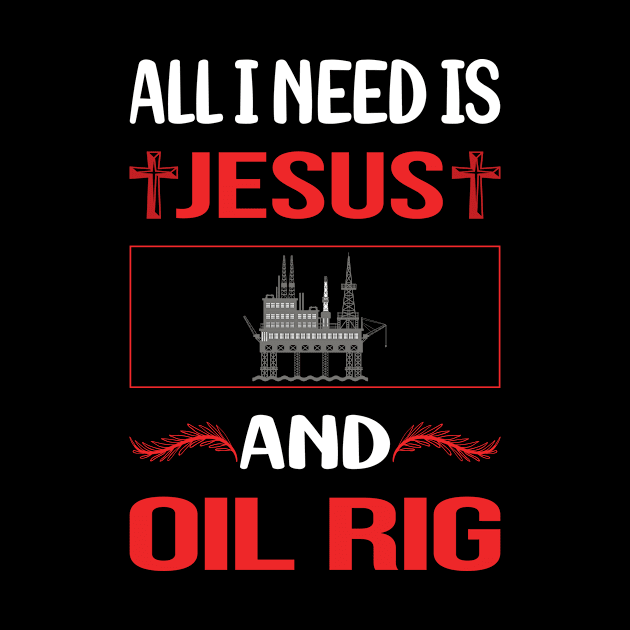 Funny Jesus Oil Rig Roughneck Offshore by lainetexterbxe49