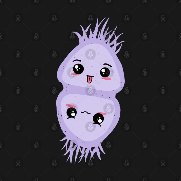 Cute Bacteria Microbes by labstud