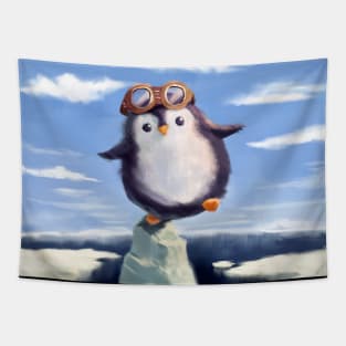 Very Cute Penguin Tapestry