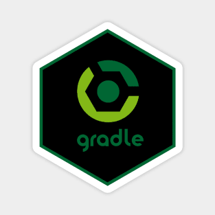 gradle hexagonal Magnet