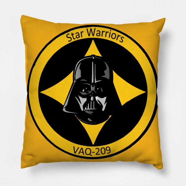 Electronic Attack Squadron 209 (VAQ-209) Pillow by Airdale Navy