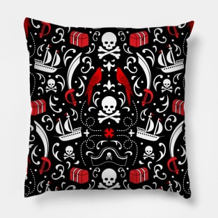 A Pirate's Life Damask Pillow