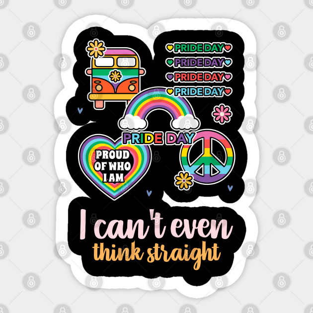 I Can't Even Think Straight - I Cant Even Think Straight - Sticker