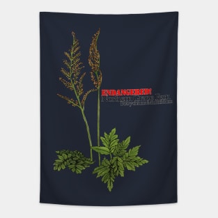 Endangered Northern Grape Fern Tapestry