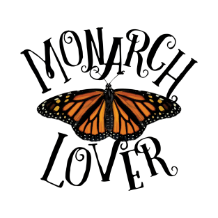 Monarch Butterfly Lover Wordmark T-Shirt