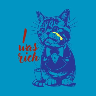 Crying Cat is Blue T-Shirt