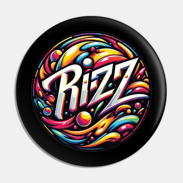 Rizz Pin by The Art-Mart