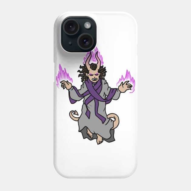 Tiefling Sorcerer Phone Case by NathanBenich