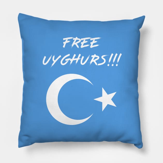 FREE UYGHURS Pillow by ProgressiveMOB