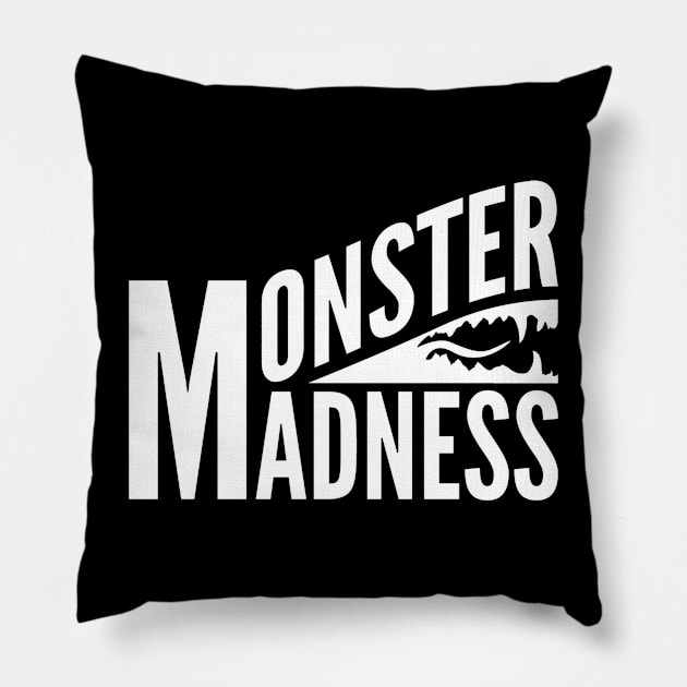 Monster Madness - Minimal Design Pillow by Erika Gwynn