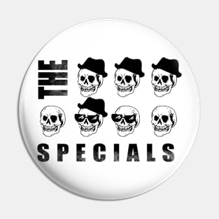 The Specials skulls illustration design Pin