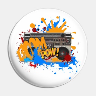 Boom Box Pin