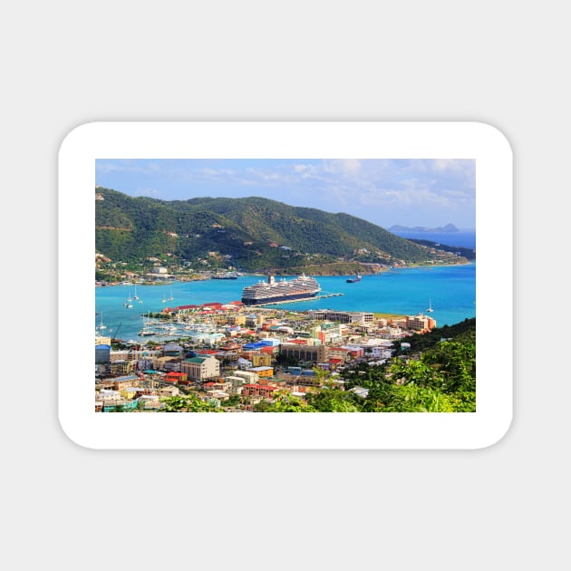 Road Town, Tortola British Virgin islands (BVI's) Magnet by tgass