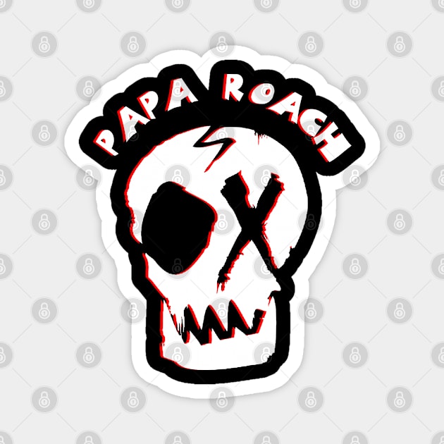 papa roach skull Magnet by CoconutSportsCo