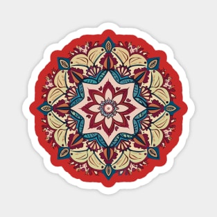 floral mandala Magnet