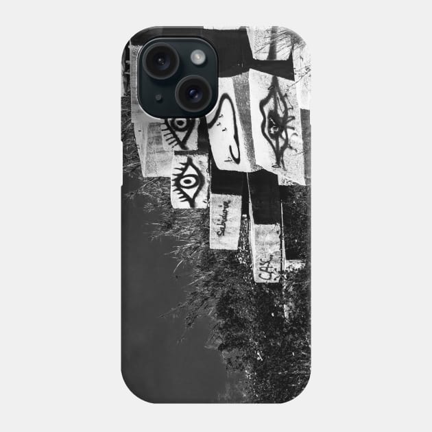 Graffiti wall art Phone Case by NordicAmber