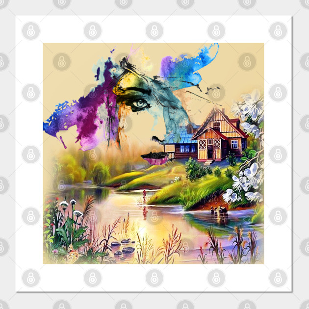 My Village Nature Lovers Posters And Art Prints Teepublic