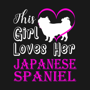 This Girl Loves Her Japanese Spaniel T-Shirt