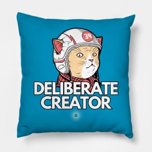 DELIBERATE CREATOR CAT Pillow