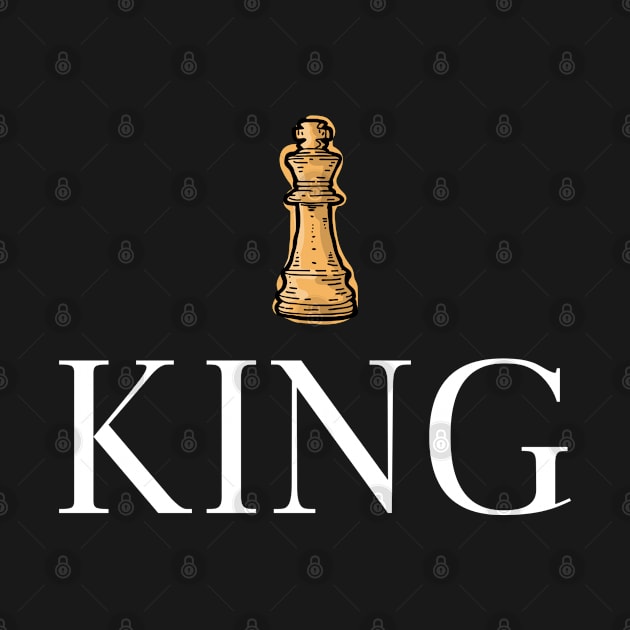 King Queen Chess Couple Matching by PlimPlom