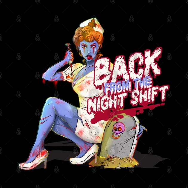 Possessed Night Shift Zombie Nurse by Trendy Black Sheep