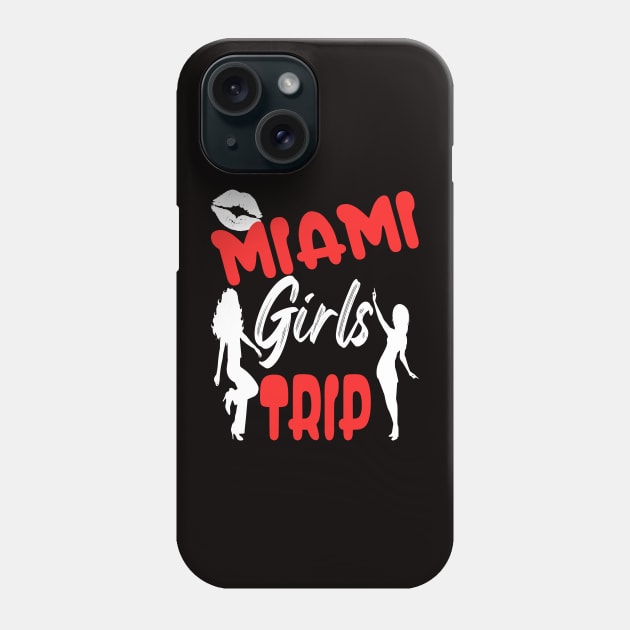 miami girls trip Phone Case by Darwish