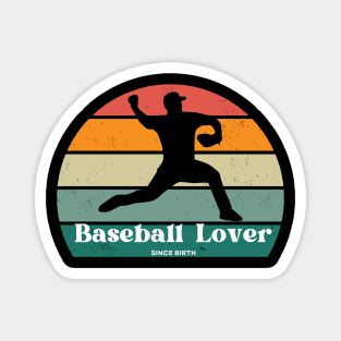 Retro Baseball Fanatic Tee - Perfect for Game Day Magnet