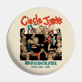 circle jerks_wonderful tour1985~1986 Pin