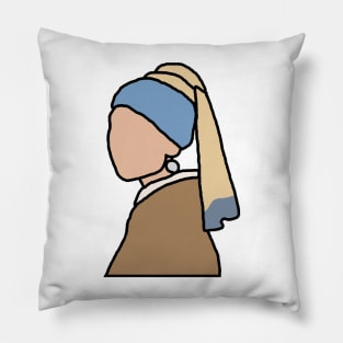 Girl with a Pearl Earring Pillow