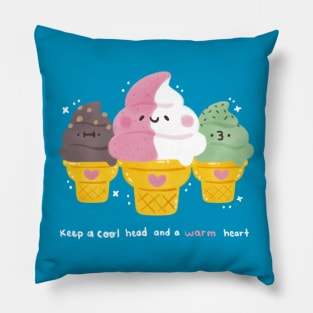 Cool Head Warm Heart Pillow