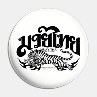 Muay Thai Tattoo Tiger Pin