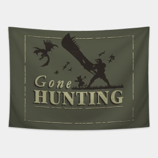 Gone Hunting Tapestry