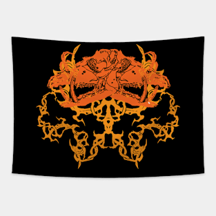 PREHISTORIC SKULLS Tapestry