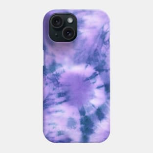 Purple and Navy Pastel Tie-Dye Phone Case