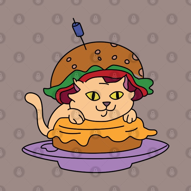 Cat Burger by saintpetty